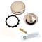 Watco Univ NuFit Nickel PP Tub Stopper, Grid, Innov OF, Silicone, Cmbo Pin 948700-PP-BN-G-47 - alternate 1